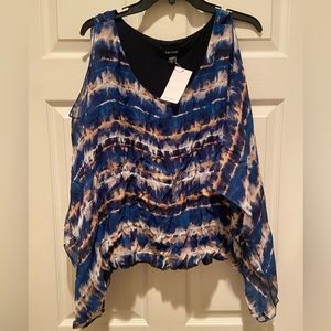 NWT! Karen Kane cold shoulder blouse Sz 1x